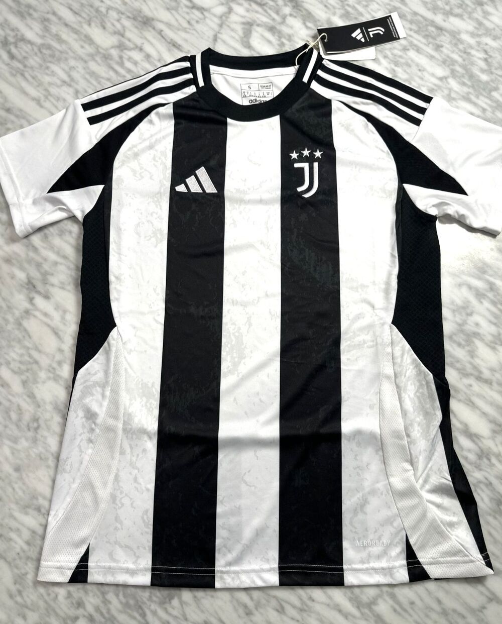 adidas Juventus juve italy 24 Home jersey women Small football futbol T3551 NEW